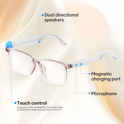 AI Wireless Bluetooth Translation Glasses